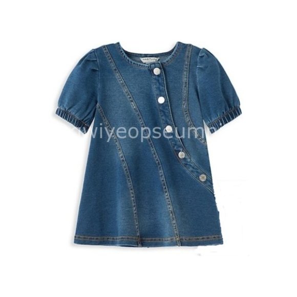 HABITUAL GIRL Kids Denim Dress - Picture 3 of 4